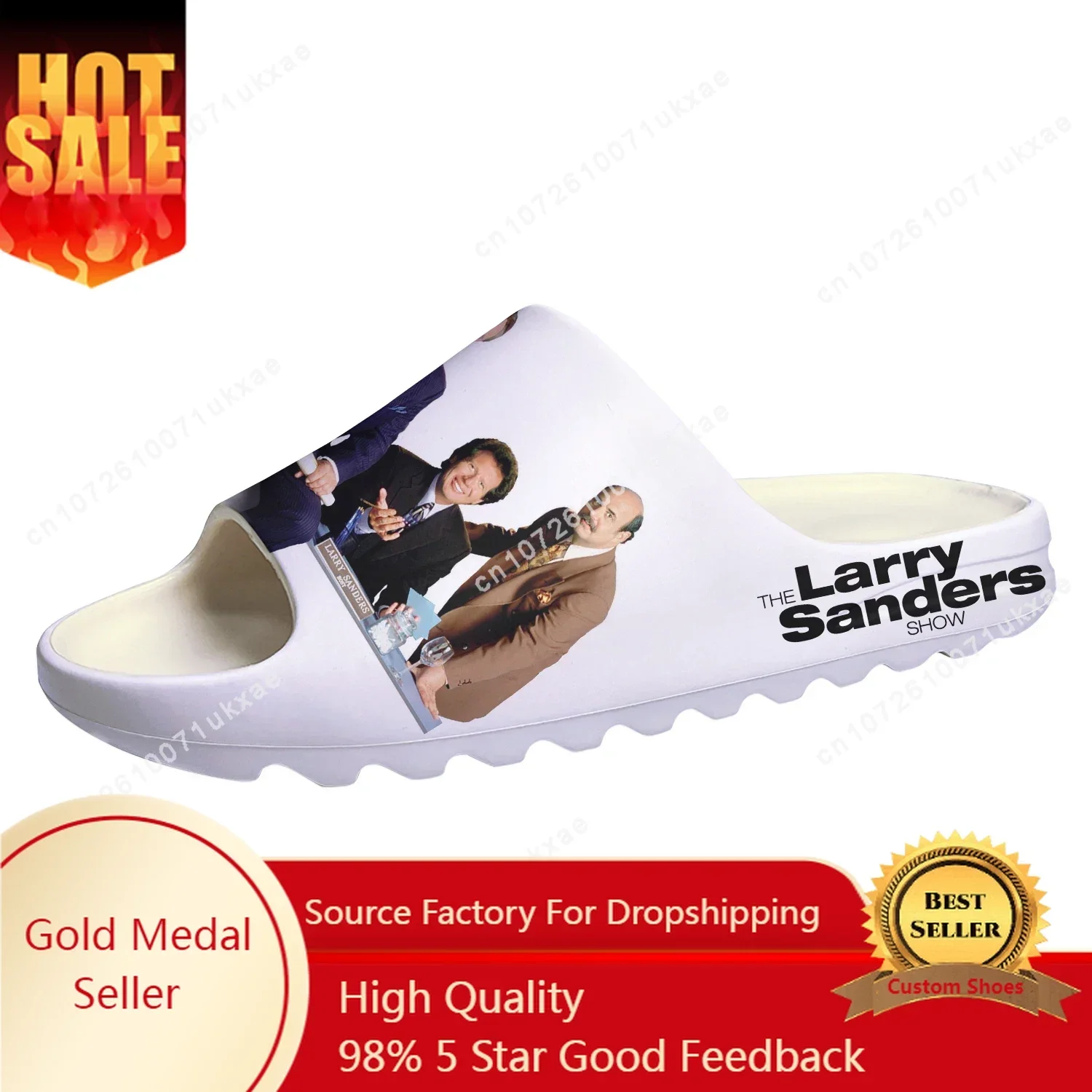Water Shoes - Larry Sanders Show Soft Sole Slippers