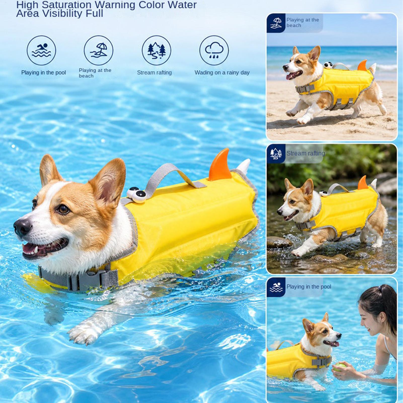 Life Jacket - Verstelbaar hondenreddingsvest met hoge drijfkracht, waterdicht