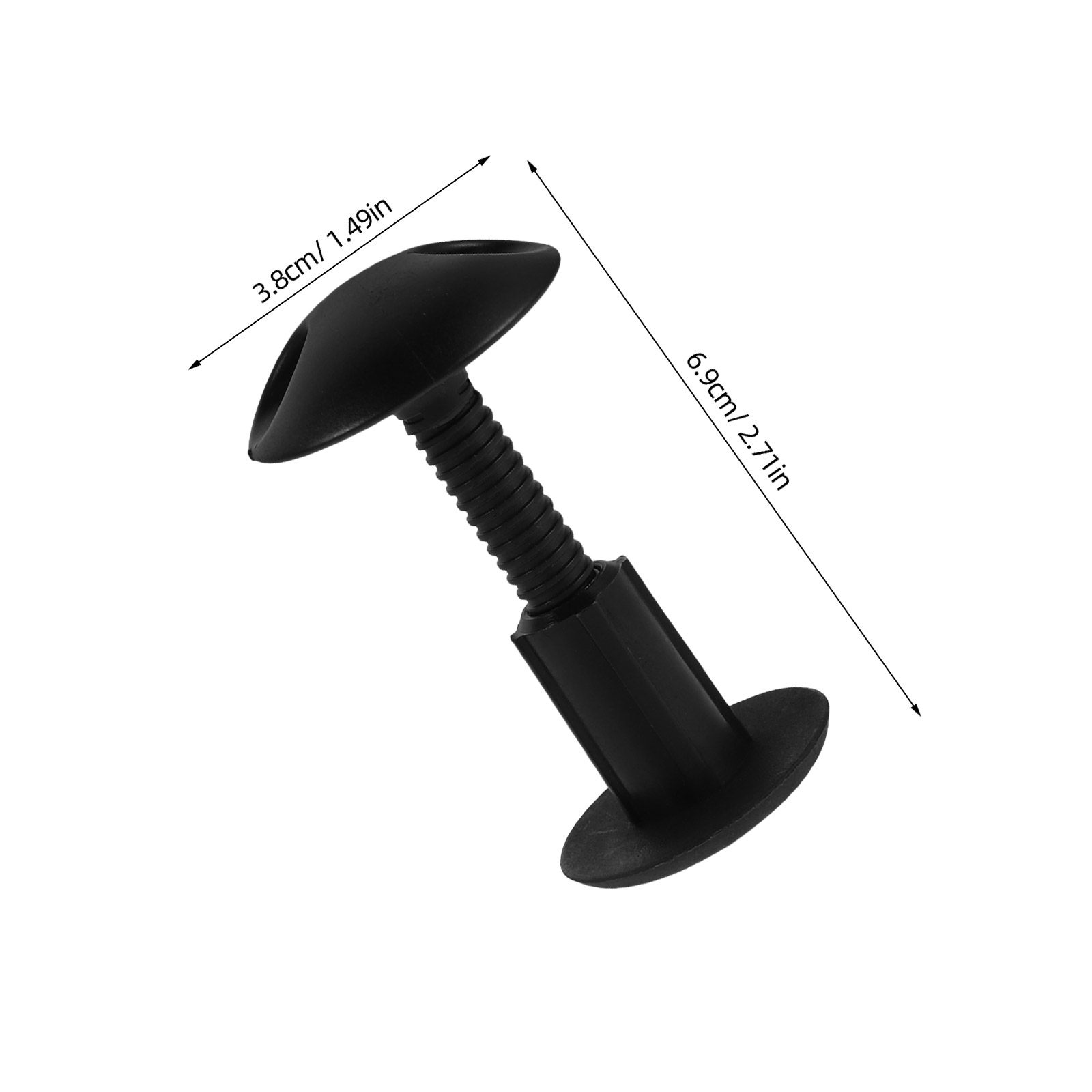 2 stuks zwarte plastic surfpla - Surfboard Leash recensie en prijs